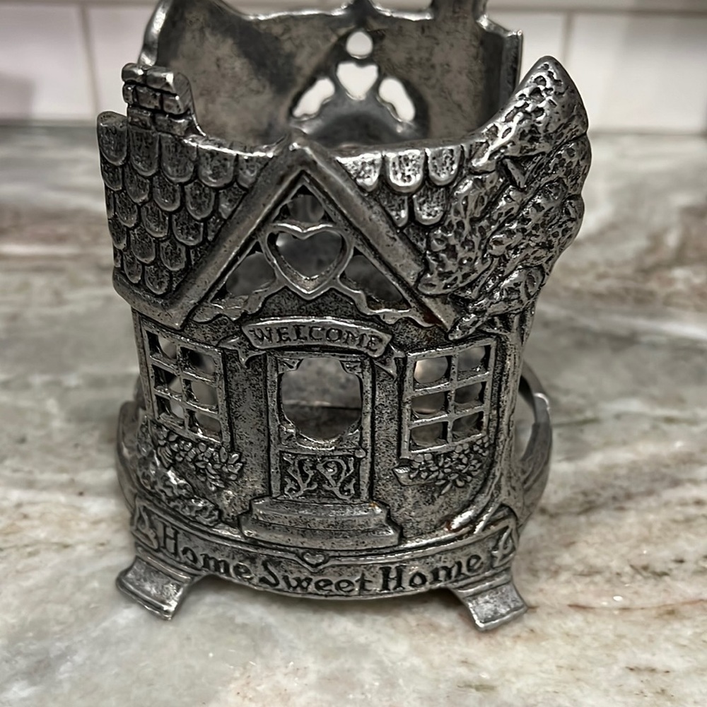 Pewter Candle Holder Standard Size